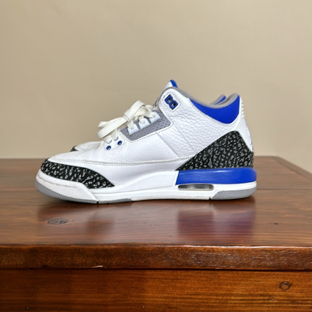 Jordan 3 Blue Racer - Picture 5 of 9